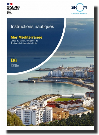 Instructions Nautiques D6 Afrique : côte Nord-Levant : entre la Mer Egée et le canal de S