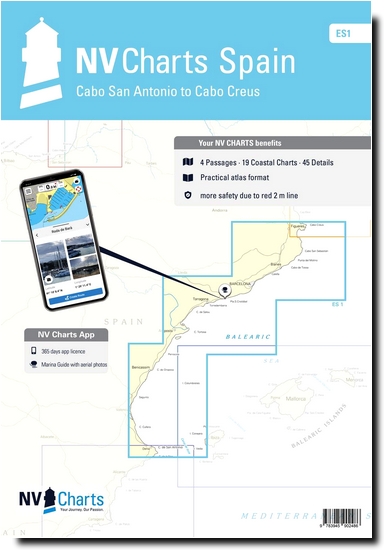 NV.Atlas Spain ES 1 - Cabo Creus to Cabo San Antonio