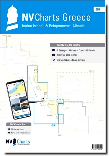 NV.Atlas GR 1 Greece - Ionian Islands & Peloponnese - Albania